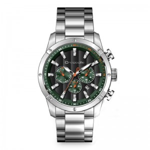 Crocodile CM-004A11D Silver Green